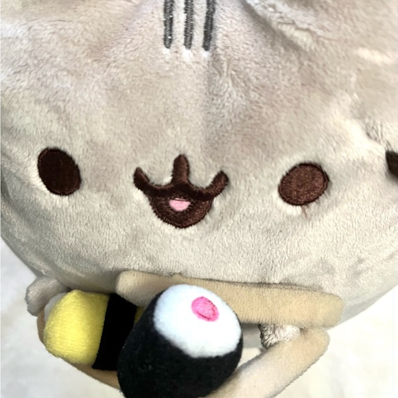 GUND Pusheen Sushi Cat with Chopsticks Snackable Toy Plush 4058938 New w/ Tag - Picture 2 of 5